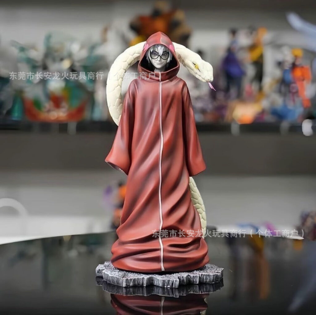 Naruto Kabuto Yakushi Cloaked Figure