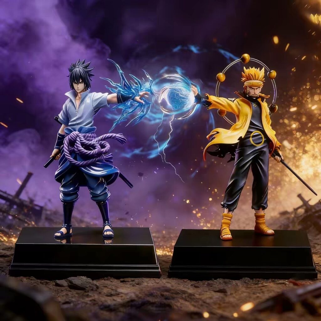 Naruto Naruto and Sasuke Mini Battle Figures