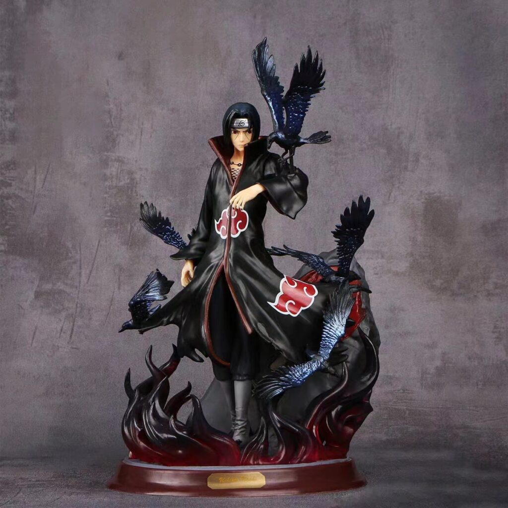 Naruto Itachi Uchiha Crow Scene Display Figure