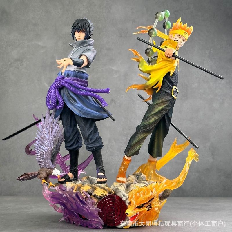 Naruto Naruto and Sasuke Battle Scene Figures
