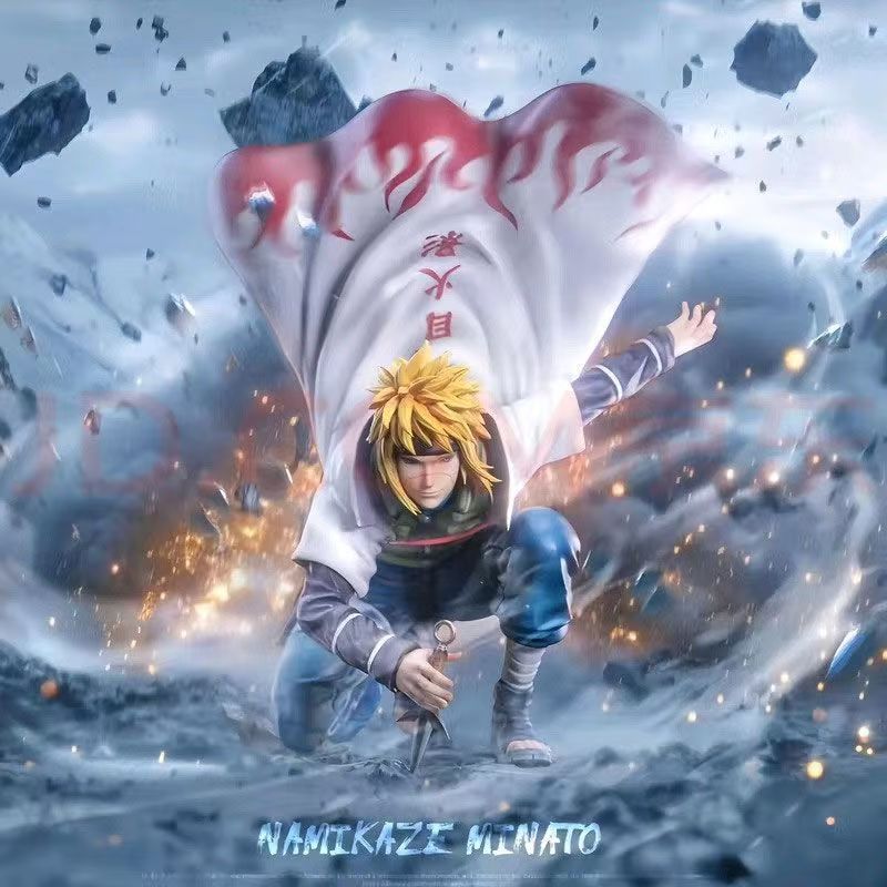 Naruto Minato Namikaze Battle Pose Figure