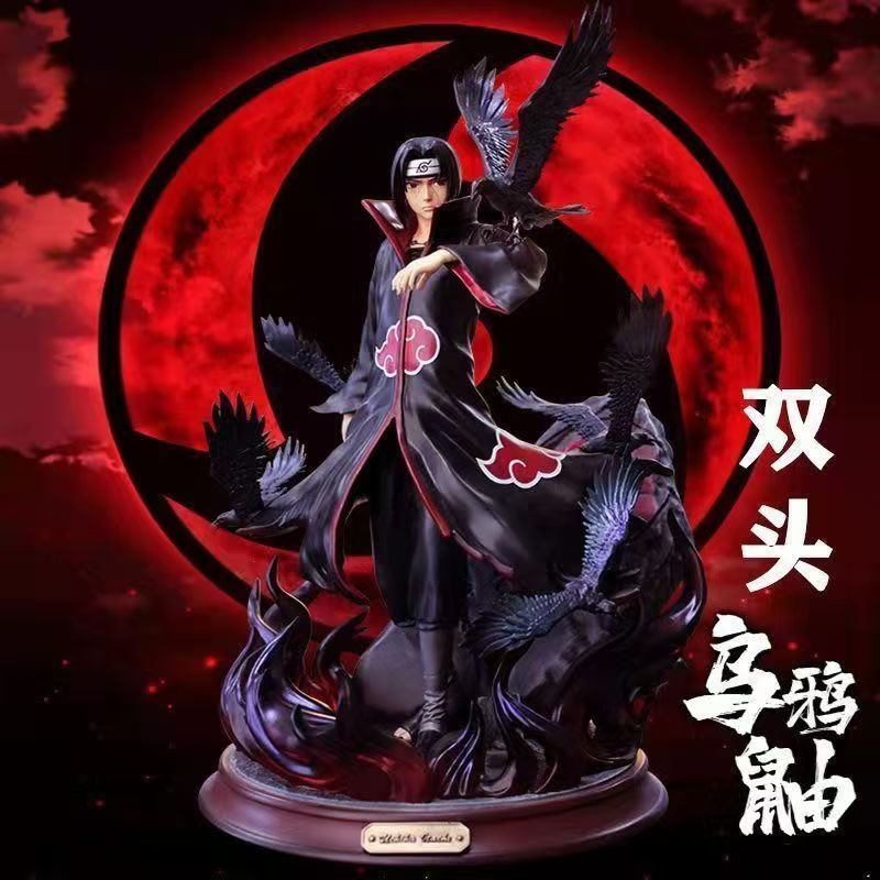 Naruto Itachi Uchiha Red Moon Display Figure