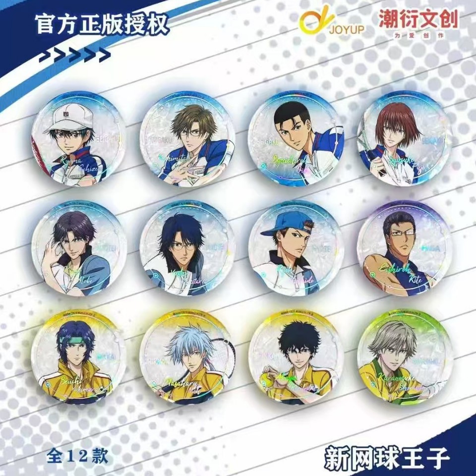 The Prince of Tennis Character Round Badge Assortment