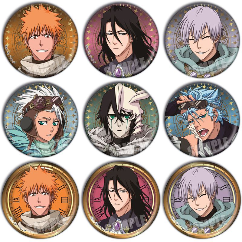 BLEACH Thousand-Year Blood War Holographic Badges