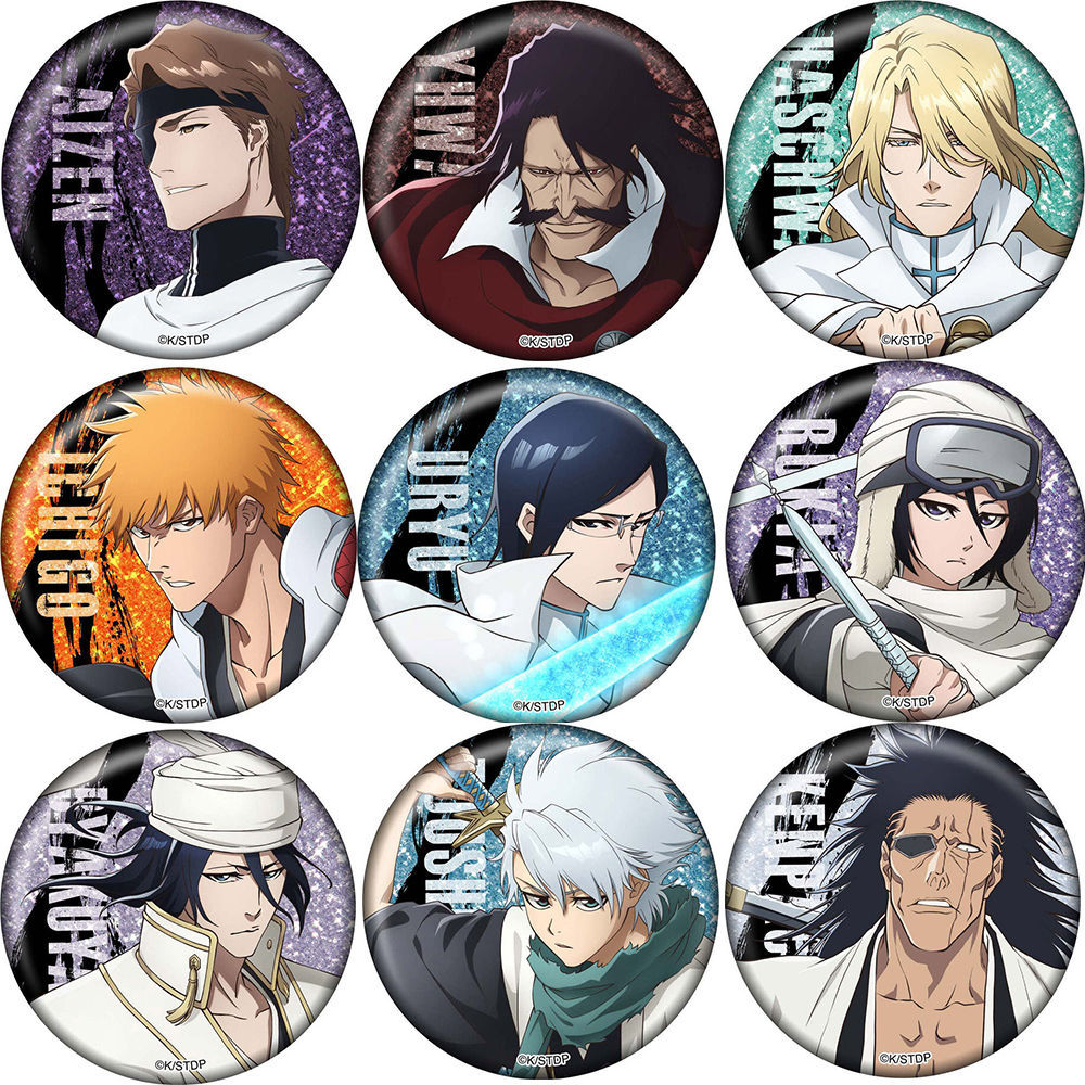 BLEACH Character Portrait Round Badges