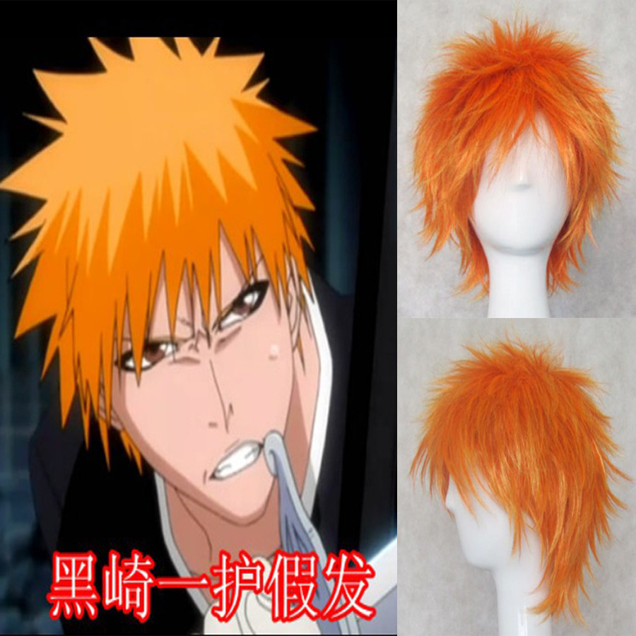 BLEACH Ichigo Kurosaki Orange Cosplay Wig