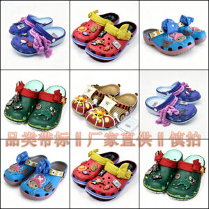 One Piece Luffy and Chopper Character Clogs