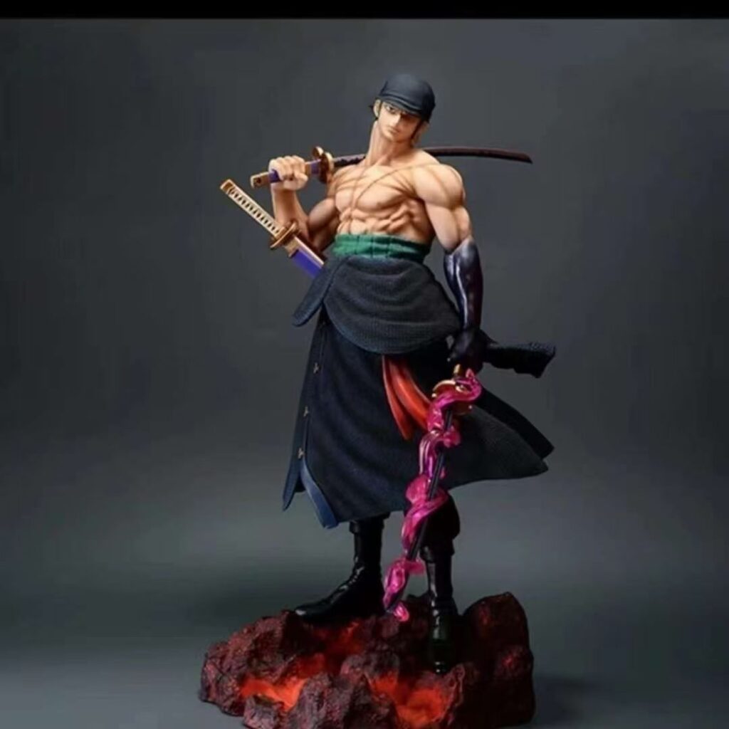 One Piece Zoro Sword Shoulder Pose Figure