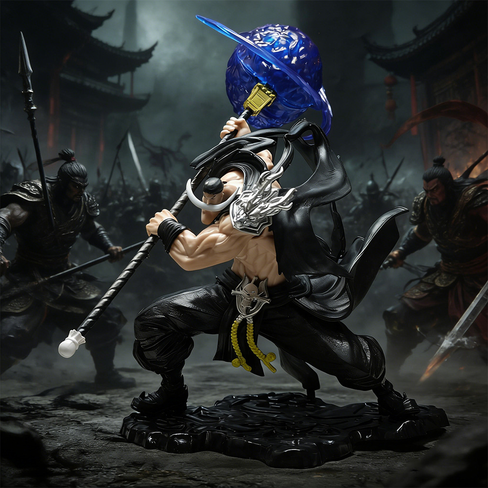 One Piece Whitebeard Lion Effect Scene Figure