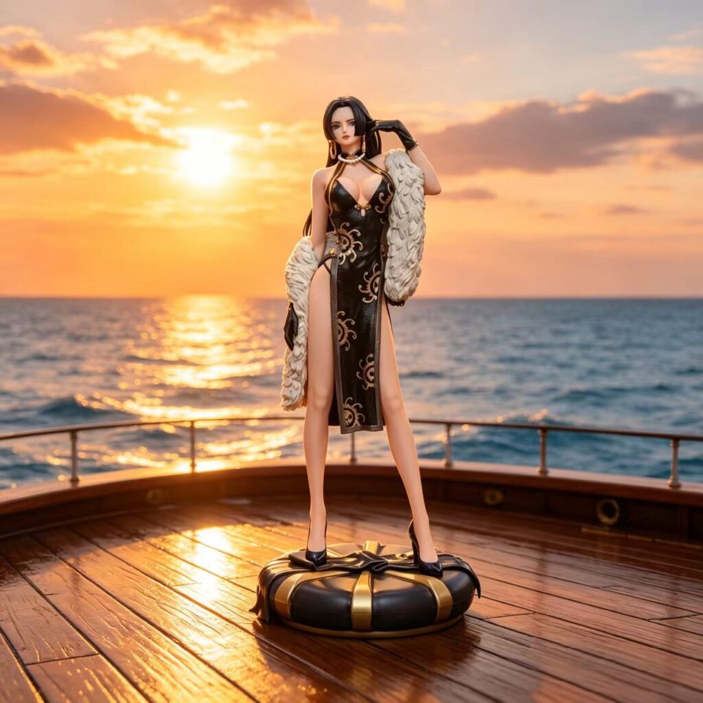 One Piece Boa Hancock Cheongsam Figure