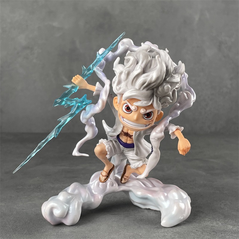One Piece Luffy Gear 5 Chibi Figure