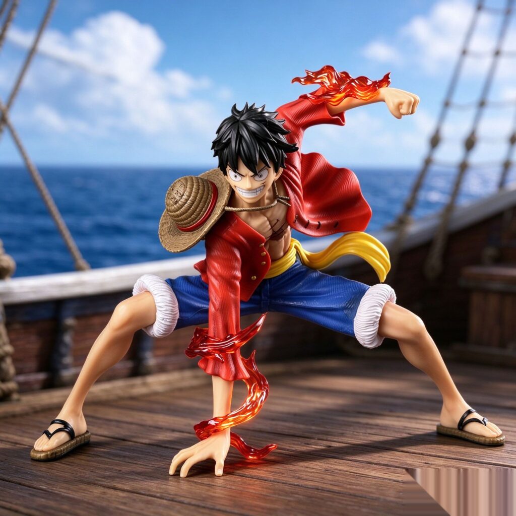 One Piece Luffy Battle Stance Figure