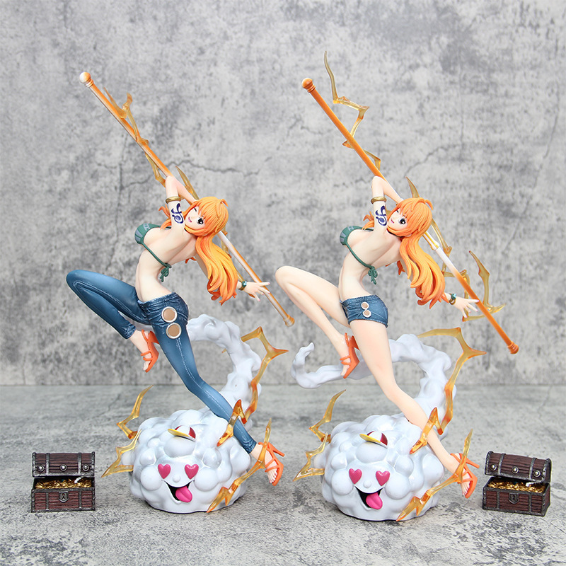 One Piece Nami Zeus and Clima-Tact Figure