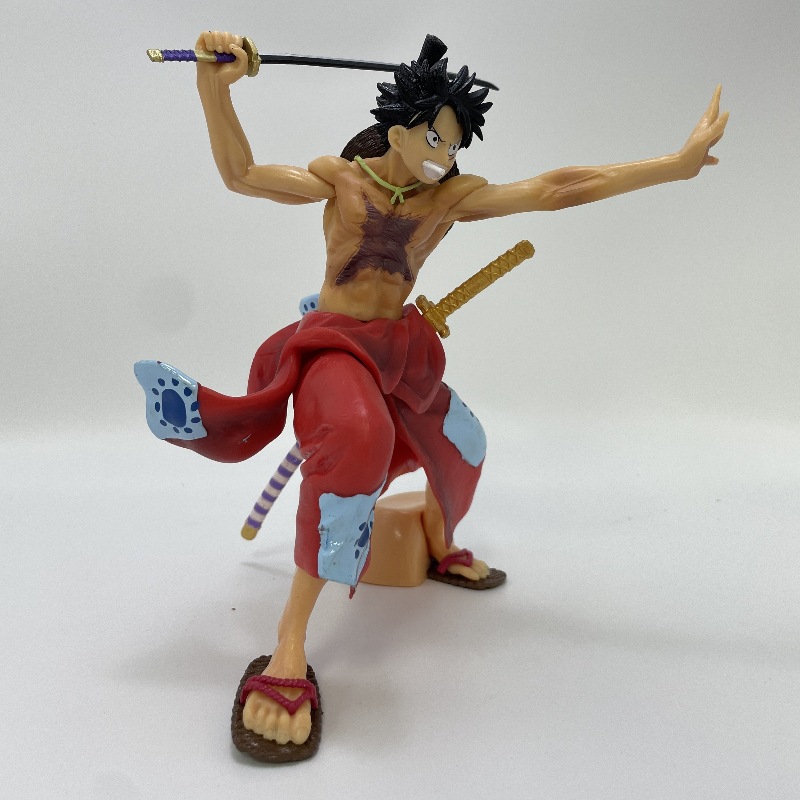 One Piece Luffy Wano Kimono Figure