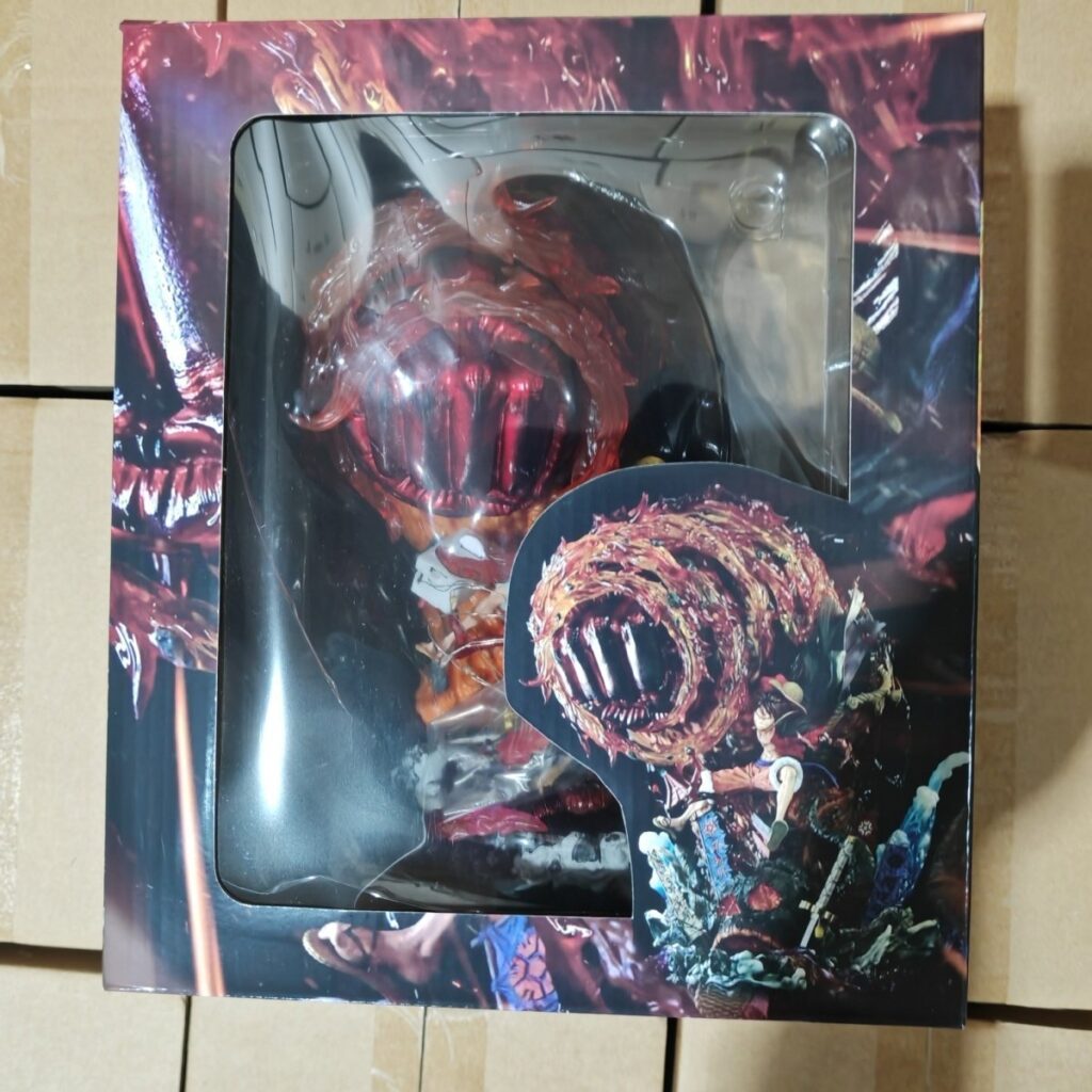 One Piece Luffy Flame Scene Boxed Figure