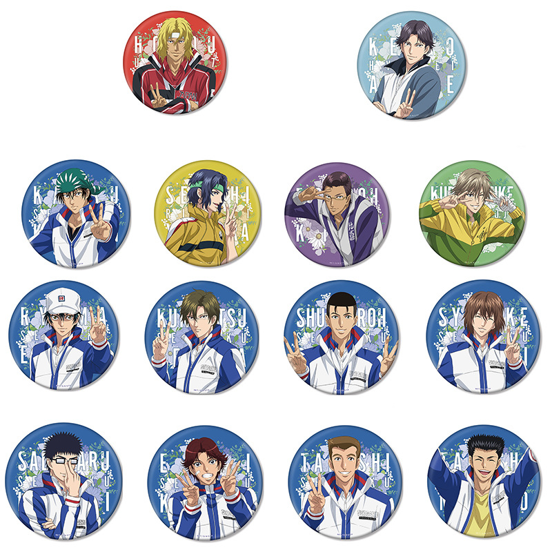 The Prince of Tennis Tennis Team Character Badges