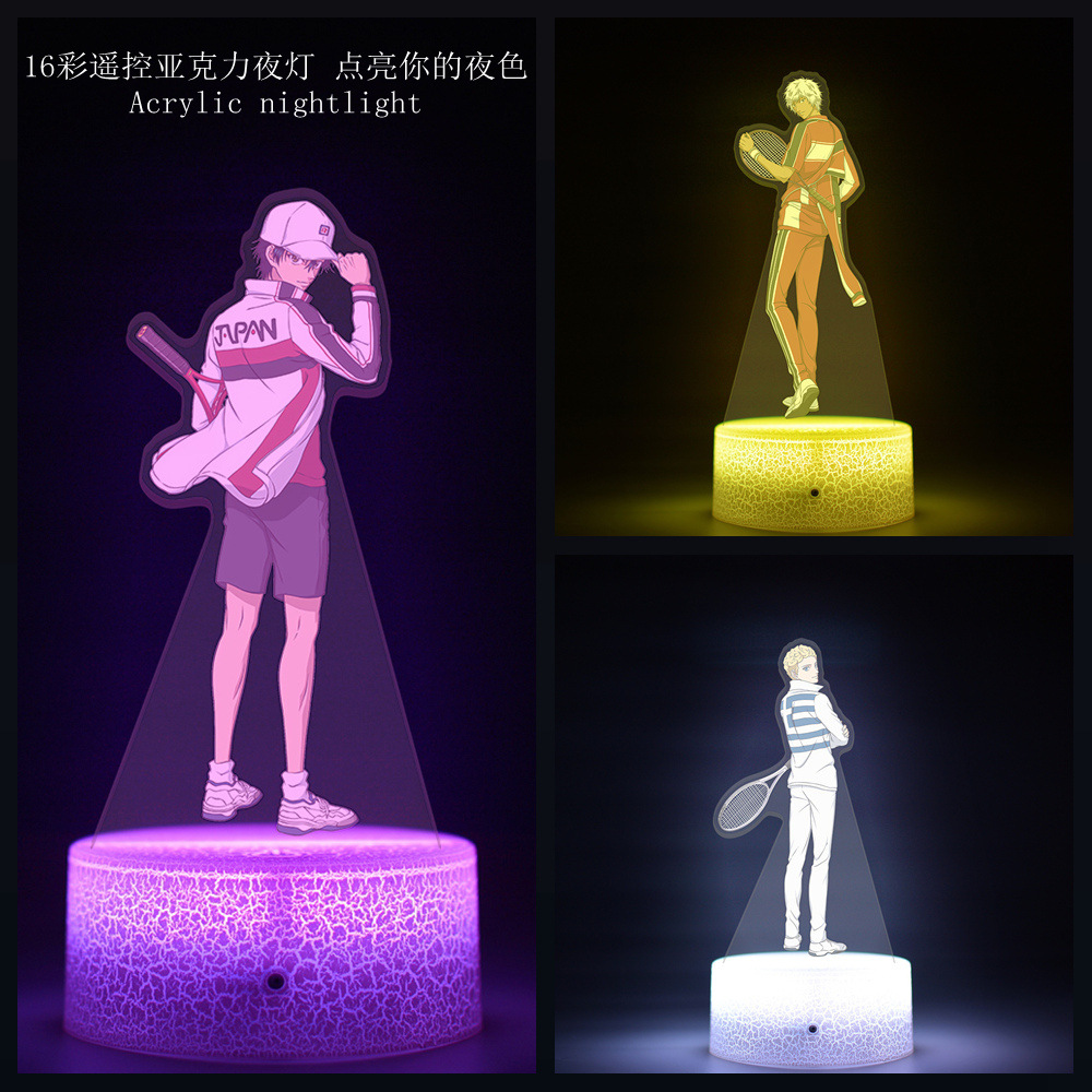 The Prince of Tennis Character Acrylic LED Night Lights