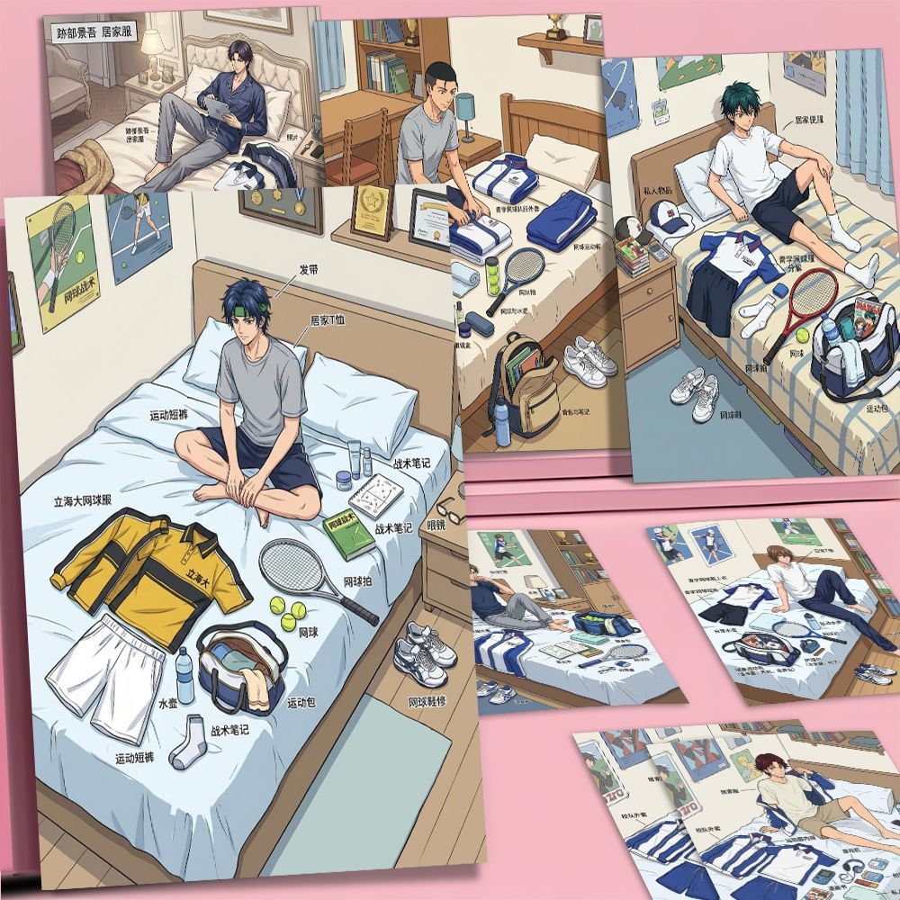 The Prince of Tennis Character Sticker Pack
